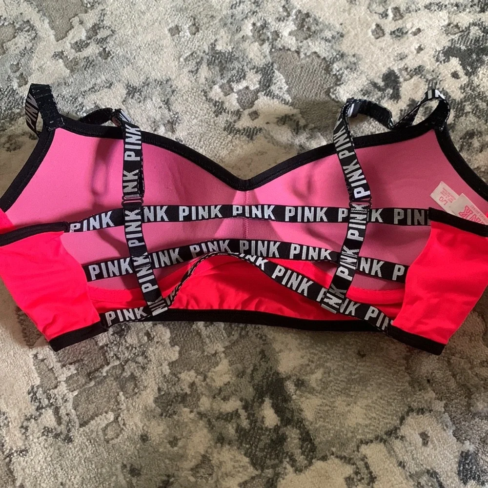 Pink Sports Bra - Picture 2 of 3
